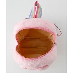 Babyhug Free Size Fashion Backpacks With Bunny Ear Applique - Pink