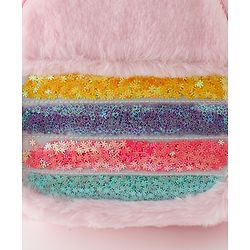 Babyhug Free Size Fashion Backpacks With Bunny Ear Applique - Pink