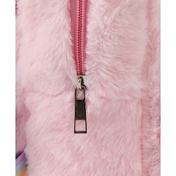 Babyhug Free Size Fashion Backpacks With Bunny Ear Applique - Pink