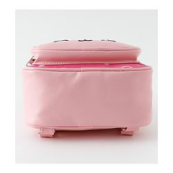 Babyhug Fashion Backpack with Bunny & Glitter Detailing - Pink