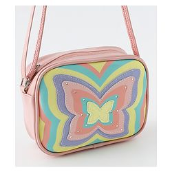 Babyhug Free Size Sling Bag With Butterfly Design - Multicolor
