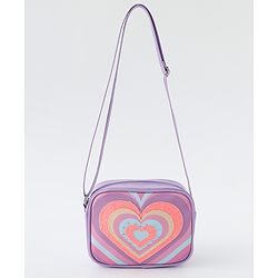 Babyhug Free Size Sling Bag With Hearts Design - Multicolor