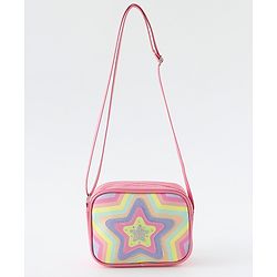 Pine Kids Free Size Sling Bag With Star Design - Multicolour