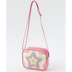 Pine Kids Free Size Sling Bag With Star Design - Multicolour