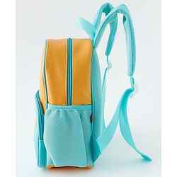 Babyhug Free Size Fashion Backpacks With Dino Design - Yellow & Blue