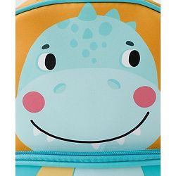 Babyhug Free Size Fashion Backpacks With Dino Design - Yellow & Blue
