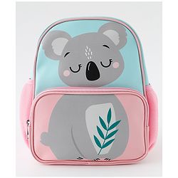 Babyhug Free Size Fashion Backpacks With Koala Design - Blue & Pink