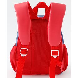 Babyhug Free Size Fashion Backpacks With Panda Design - Navy Blue & Pink