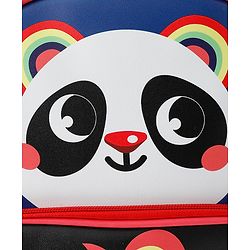 Babyhug Free Size Fashion Backpacks With Panda Design - Navy Blue & Pink