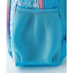 Babyhug Free Size Fashion Backpacks With Unicorn Sequins Design - Light Blue