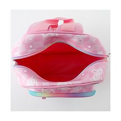 Babyhug Free Size Fashion Backpacks With Butterfly Design & Applique - Multicolour