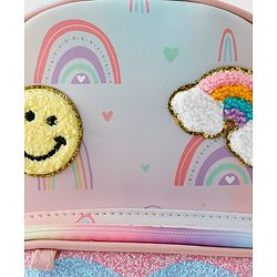 Babyhug Free Size Fashion Backpacks With Rainbow Design & Applique - Multicolour