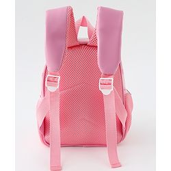 Babyhug Free Size Fashion Backpack with Floral Print &  Applique - Pink
