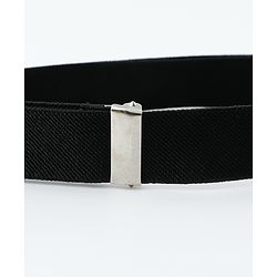 Babyhug Belts with Heart Shaped Buckle - Black