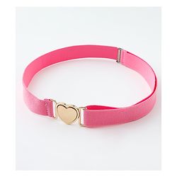 Babyhug Belts with Heart Shaped Buckle - Black