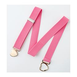 Babyhug Belts with Heart Shaped Buckle - Black