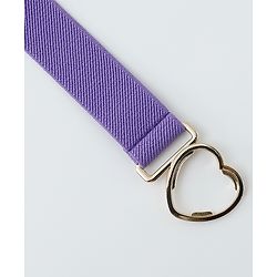 Babyhug Belts with Heart Shaped Buckle - Black