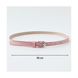 Babyhug Belt with Glitter Detailing Free Size - Pink