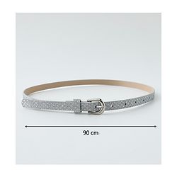 Babyhug Belt with Star Detailing - Sliver