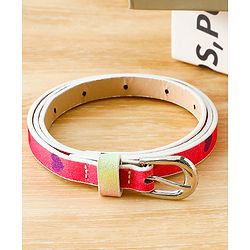 Babyhug Belt with Heart Print - Multicolor