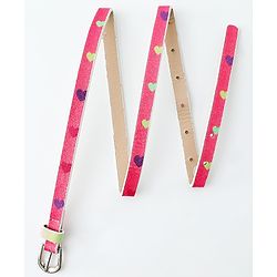 Babyhug Belt with Heart Print - Multicolor