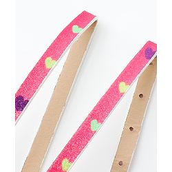 Babyhug Belt with Heart Print - Multicolor