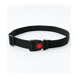 Babyhug Belt with Star on Buckle - Black