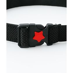 Babyhug Belt with Star on Buckle - Black