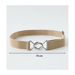 Babyhug Solid Color Belt - Beige