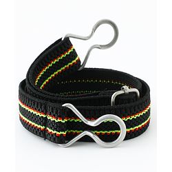 Babyhug Striped Belt - Black