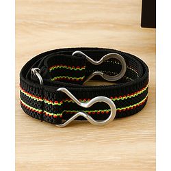 Babyhug Striped Belt - Black