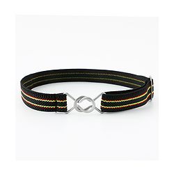 Babyhug Striped Belt - Black