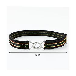 Babyhug Striped Belt - Black