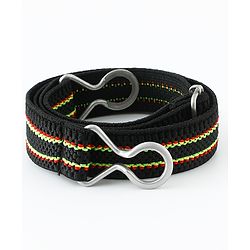 Babyhug Striped Belt - Black