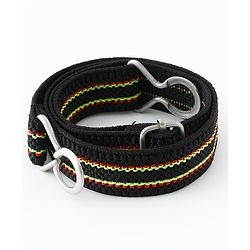 Babyhug Striped Belt - Black