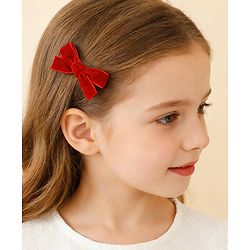Babyhug Free Size Bow & Butterfly Clips Pack of 5 - Multicolor