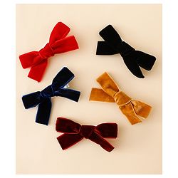 Babyhug Free Size Bow & Butterfly Clips Pack of 5 - Multicolor