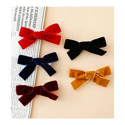 Babyhug Free Size Bow & Butterfly Clips Pack of 5 - Multicolor
