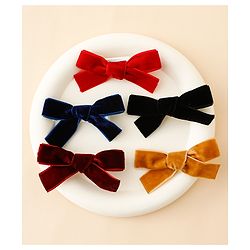 Babyhug Free Size Bow & Butterfly Clips Pack of 5 - Multicolor