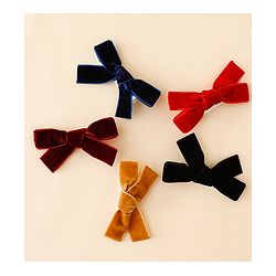 Babyhug Free Size Bow & Butterfly Clips Pack of 5 - Multicolor