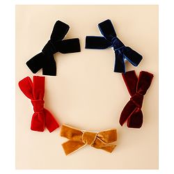Babyhug Free Size Bow & Butterfly Clips Pack of 5 - Multicolor