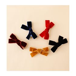 Babyhug Free Size Bow & Butterfly Clips Pack of 5 - Multicolor