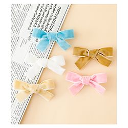 Babyhug Free Size Bow & Butterfly Clips Pack of 5 - Multicolor