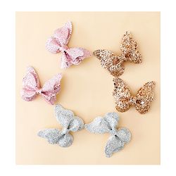 Babyhug Free Size Bow & Butterfly Clips Pack of 6 - Multicolor