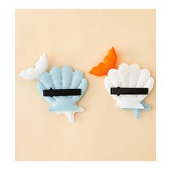 Babyhug Hair Pins And Clips With Sequin and Pearls Pack of 2 - Multicolor