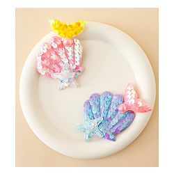 Babyhug Hair Pins And Clips With Sequin and Pearls Pack of 2 - Multicolor