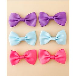 Babyhug Free Size Bow & Butterfly Clips Pack of 2 - Multicolor