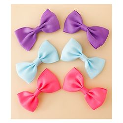 Babyhug Free Size Bow & Butterfly Clips Pack of 2 - Multicolor