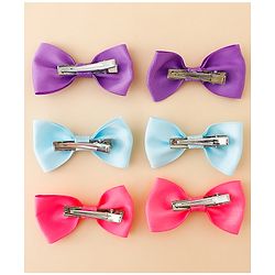 Babyhug Free Size Bow & Butterfly Clips Pack of 2 - Multicolor