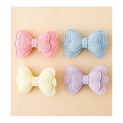 Babyhug Free Size Bow & Butterfly Clips Pack Of 4 - Multicolor